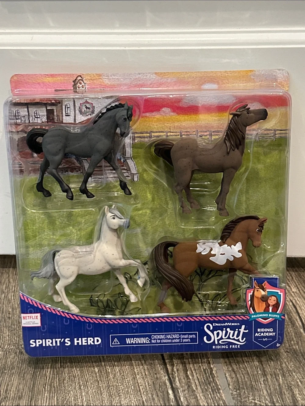 Dreamworks Spirit Riding Free Spirit's Herd 4 Pack Horse Figurines
